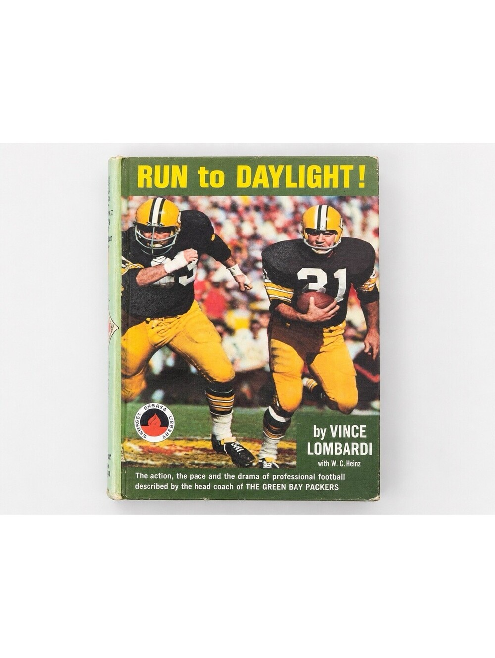 1970 Run to Daylight Vince Lombardi Hardcover Green Bay Packers Grosset Sports